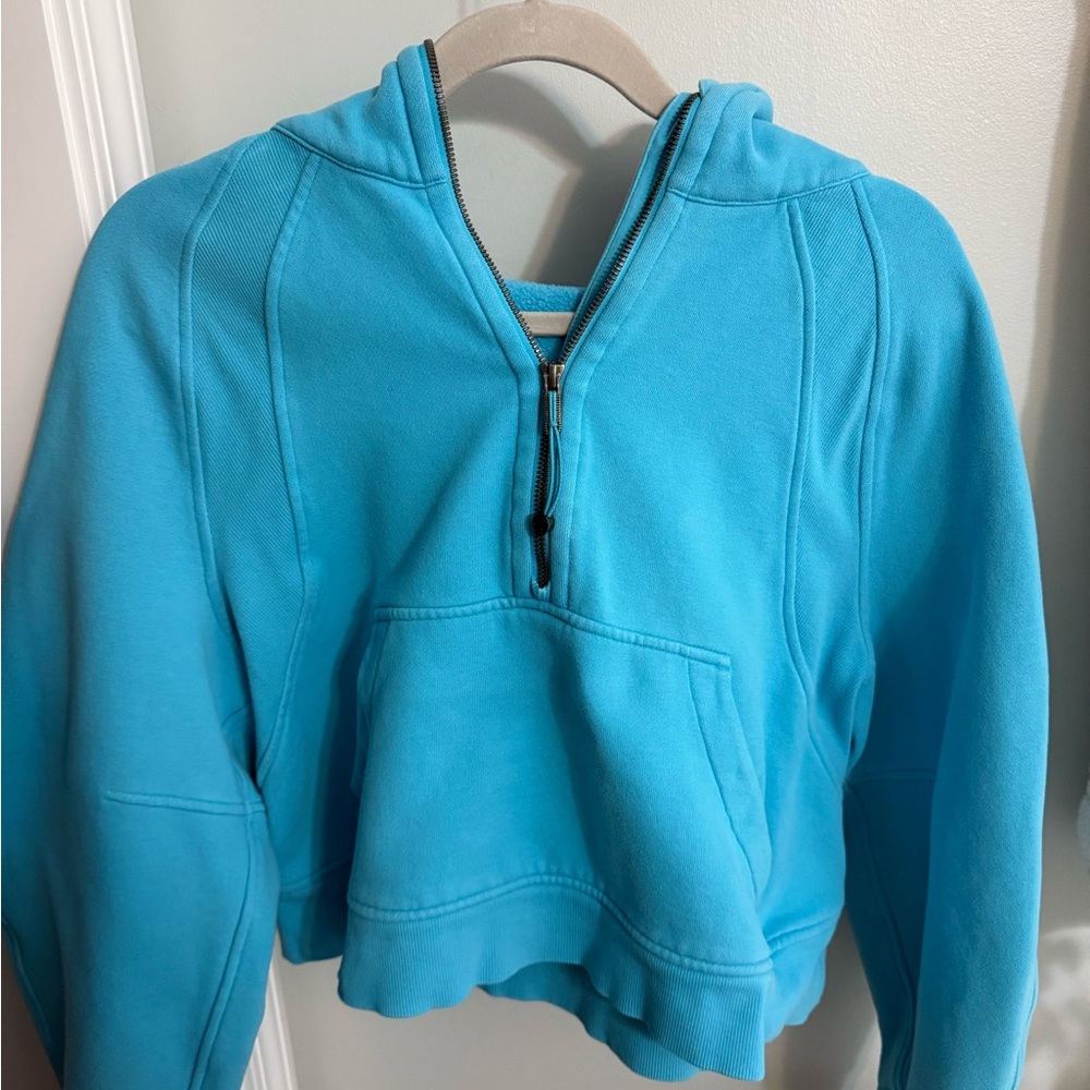 Blue Zip-Up Hoodie